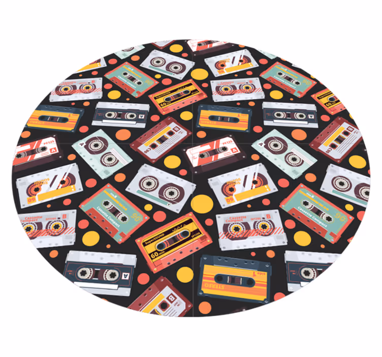 Senoviniai viniliniai kilimas kasetinio stiliaus raštu - „Tenstickers“
