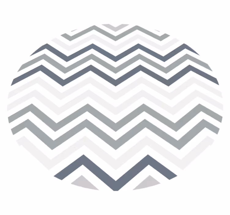 Dryžuotas vinilo kilimas chevron raštu - „Tenstickers“