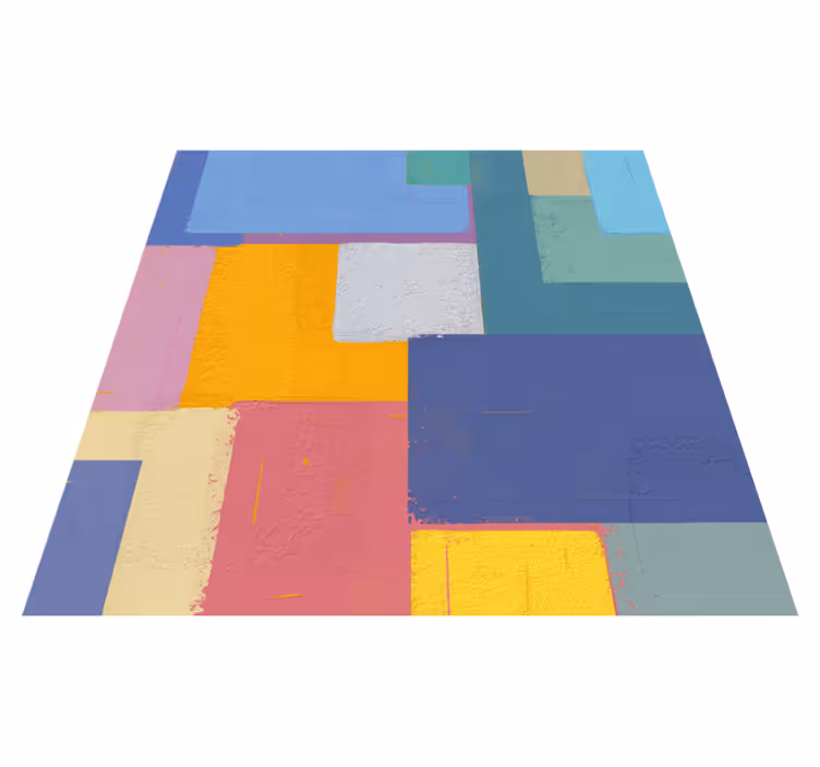 Geometriniai kilimas vibrant abstraktūs kubai - „Tenstickers“