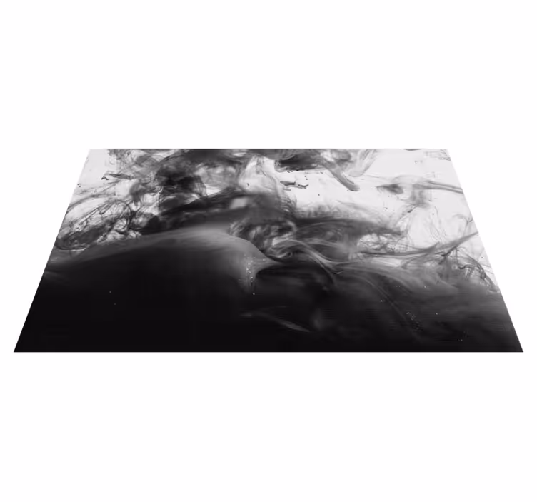 Monochrominiai abstraktūs sūkuriai Marmurinis vinilo kilimas - „Tenstickers“