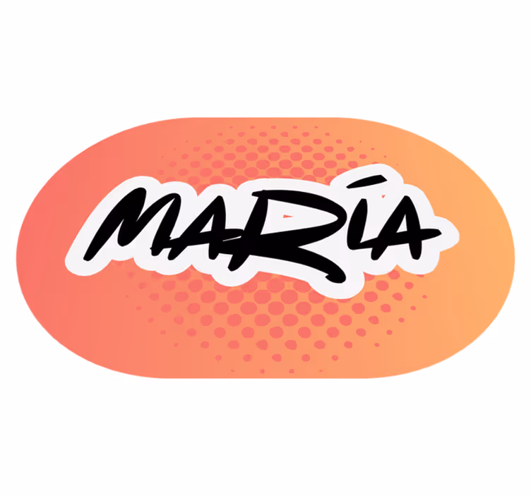 Vardo dizainas vinyl kilimėlis su vardu - „Tenstickers“