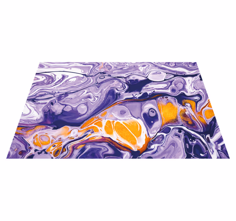 Abstraktus violetinis sūkurys Marmurinis vinilo kilimas - „Tenstickers“