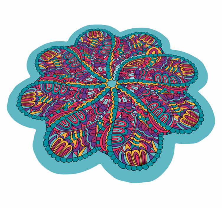 Mandala kilimėlis spalvingu motyvu - „Tenstickers“