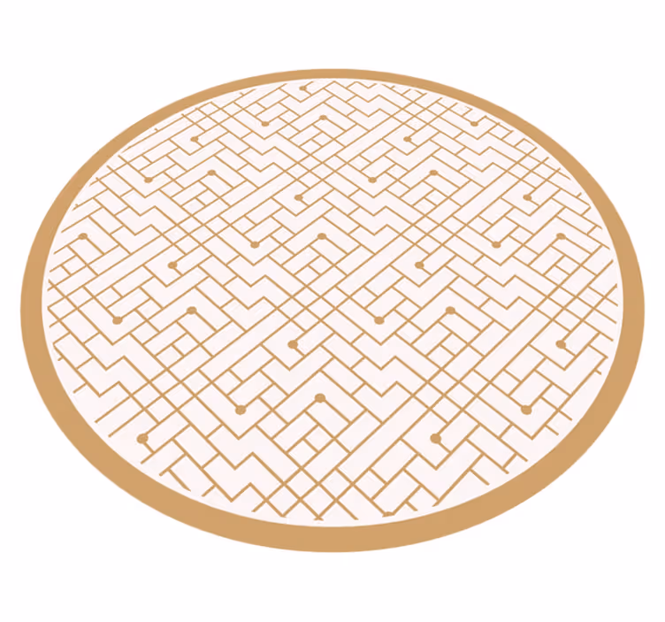 Stilingas auksinis elementas geometriniai kilimas - „Tenstickers“