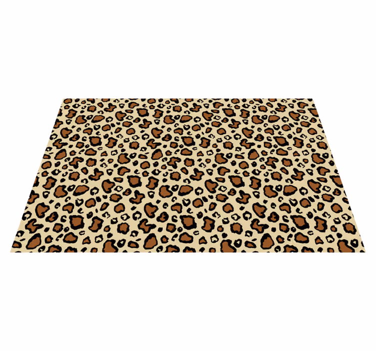 Leopardo dėmės motyvas gyvūnų spaudos vinilo kilimėlis - „Tenstickers“