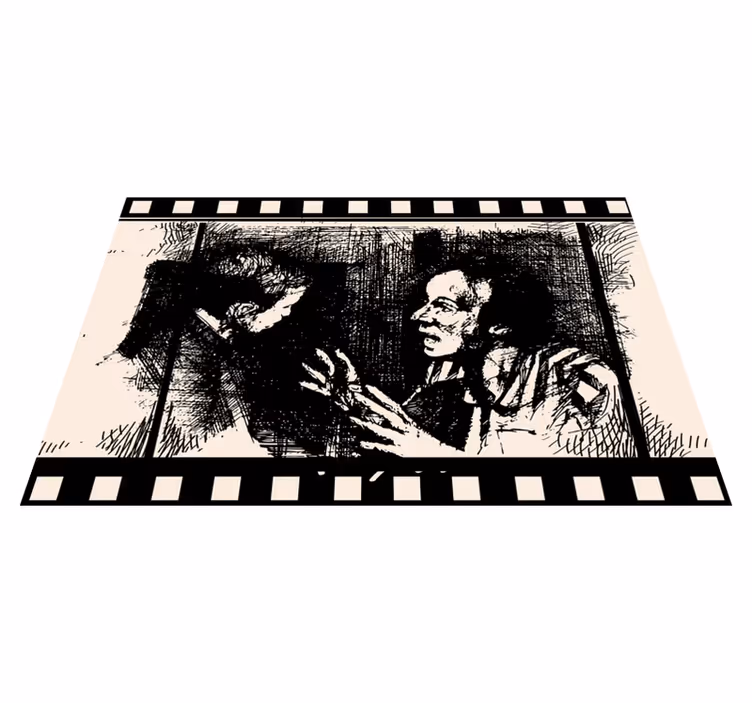 Filmo scenos menas renginio vinilo kilimas - „Tenstickers“