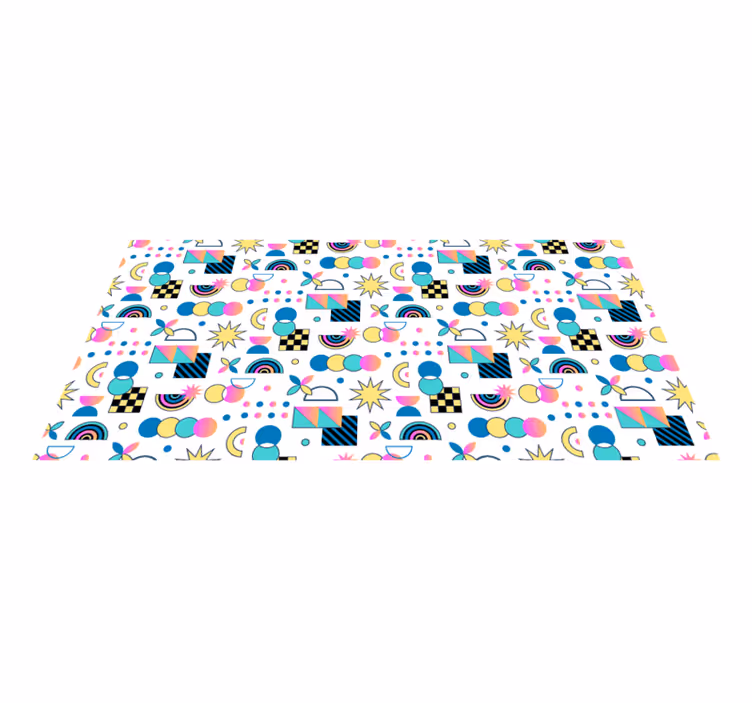 Gyvi elementai geometriniai kilimas - „Tenstickers“