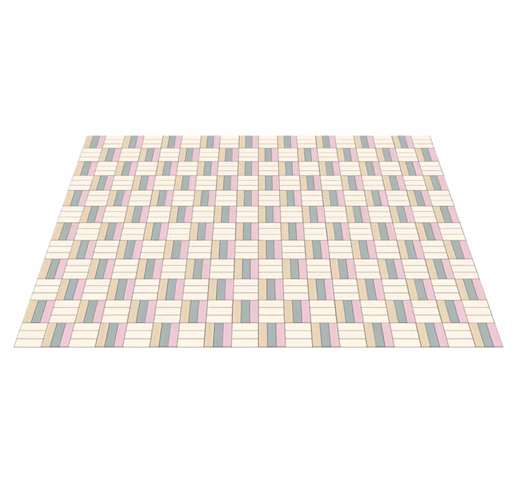 Austi spalvoti blokeliai geometriniai kilimas - „Tenstickers“