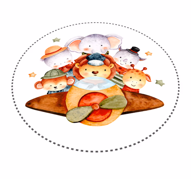 Vaikų palydovai zaidimu kilimas vaikams - „Tenstickers“