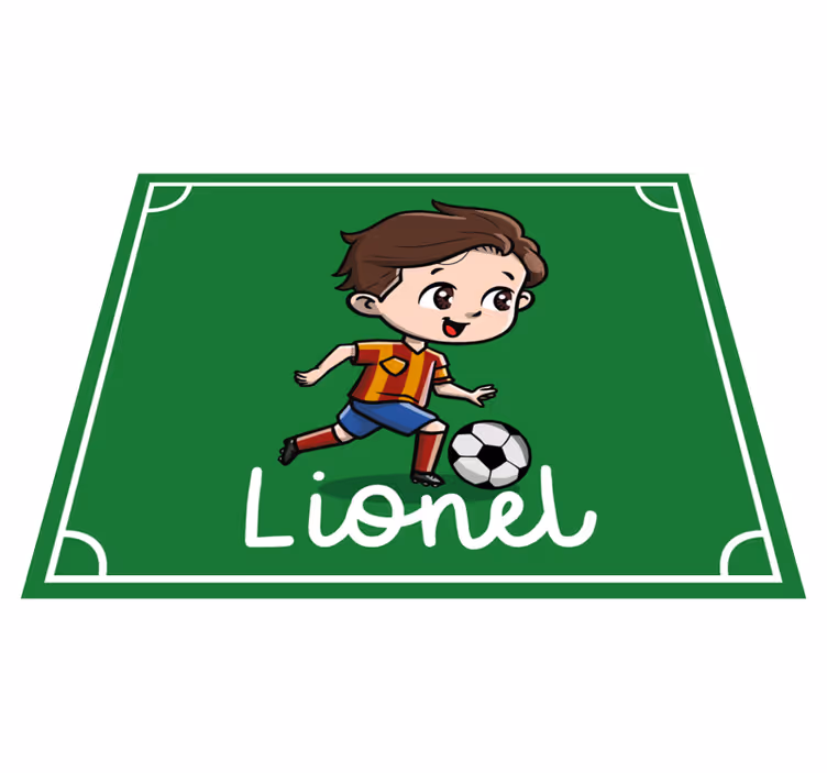 Pritaikomas futbolas vinyl kilimėlis su vardu - „Tenstickers“