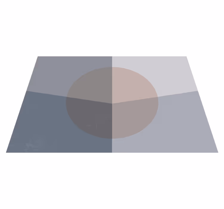 Persidengiantys apskritimai geometriniai kilimas - „Tenstickers“