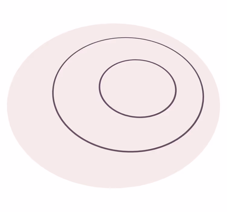 Minimalistinis apskritas dizainas - „Tenstickers“