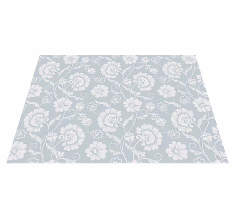 Elegant Floral Pattern gėlių rašto kilimėlis - „Tenstickers“