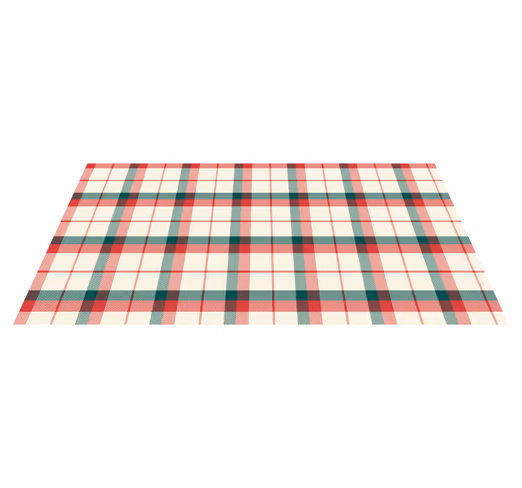 Kalėdiniai tartano geometriniai kilimai - „Tenstickers“