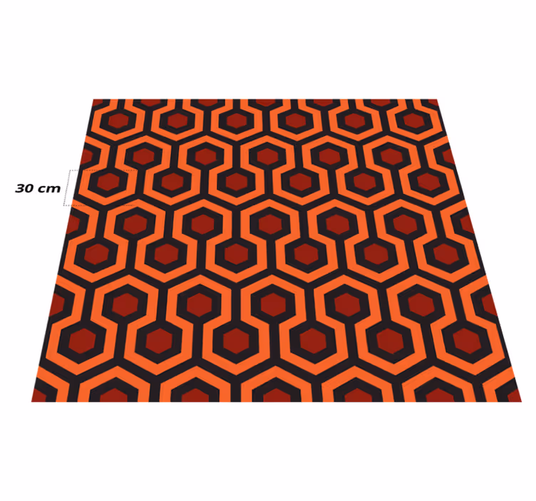 Spindintis prieškambario geometrinio rašto kilimėlis - „Tenstickers“