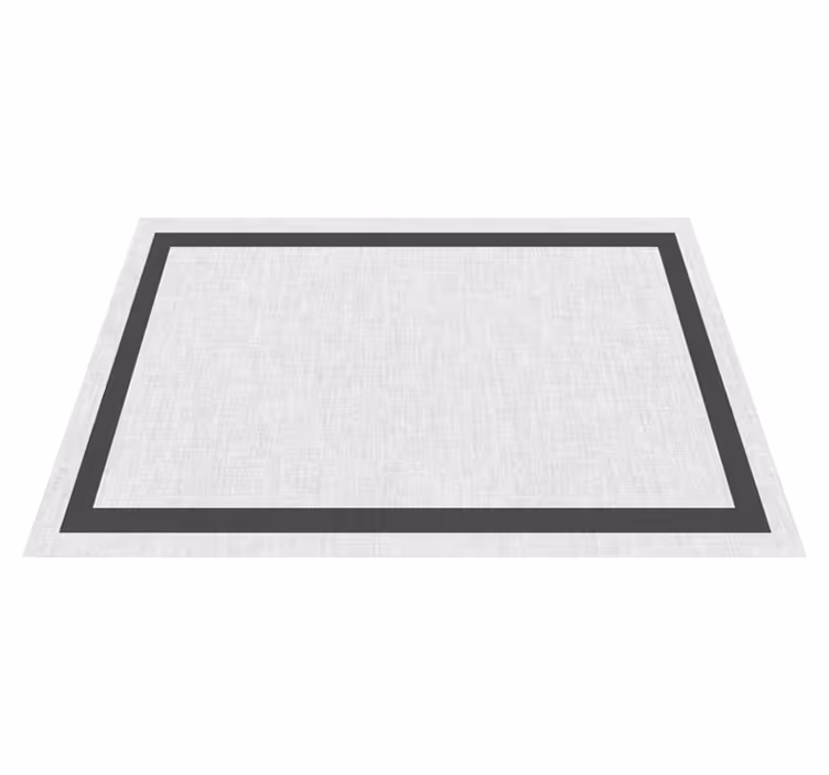 Baltas ir pilkas teplon minimalistinis kilimas - „Tenstickers“