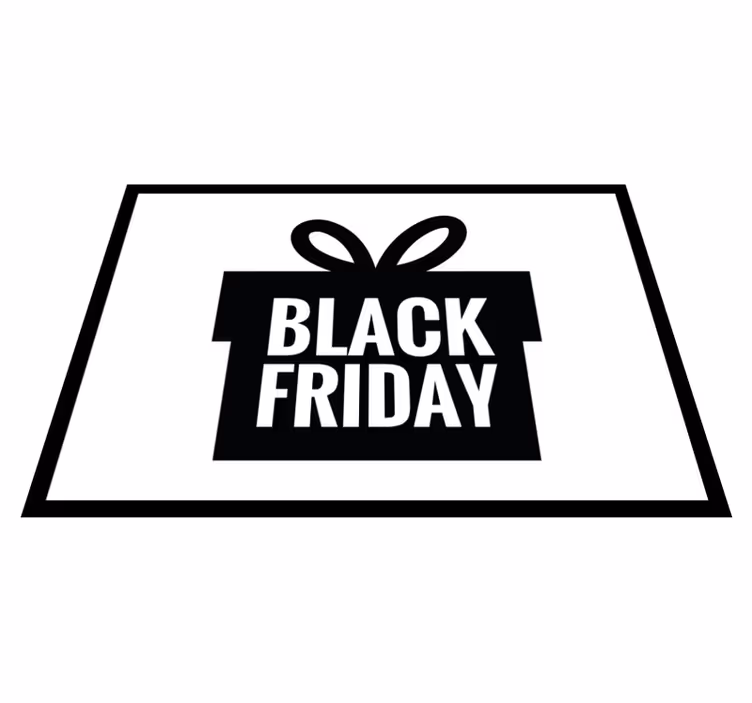 "Black Friday box""Juodosios penktadienio dėžutė" stačiakampis vi - „Tenstickers“
