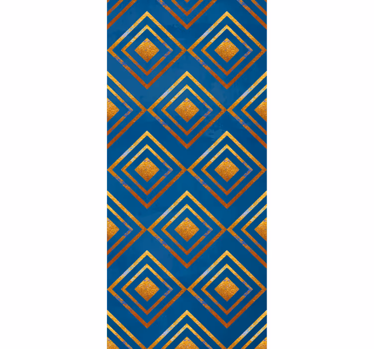 Deimantai ir linijos geometrinis raštų tapetas - „Tenstickers“