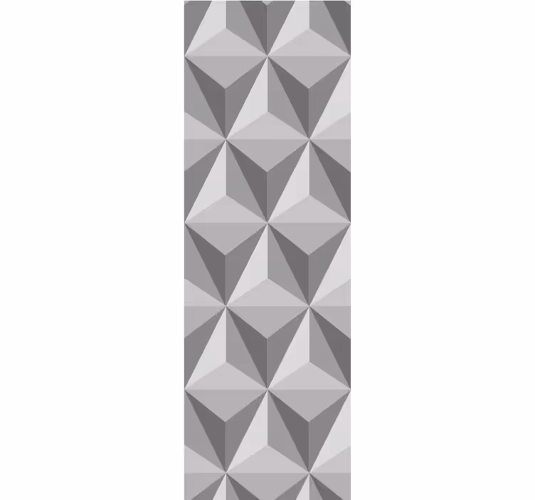 3d piramidės raštas geometrinis raštų tapetas - „Tenstickers“