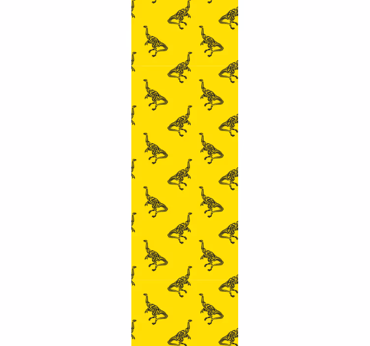 Geltonas nuotykis dinozaurų tapetai - „Tenstickers“