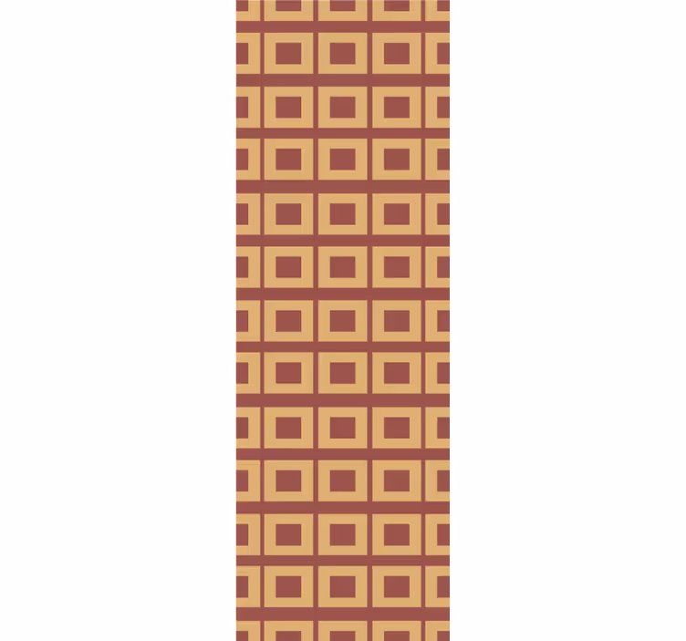 Retro geometriniai blokeliai kvadratinės tapetos - „Tenstickers“