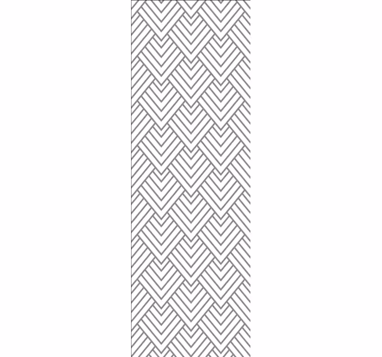 ševrono linijos geometrinis raštų tapetas - „Tenstickers“