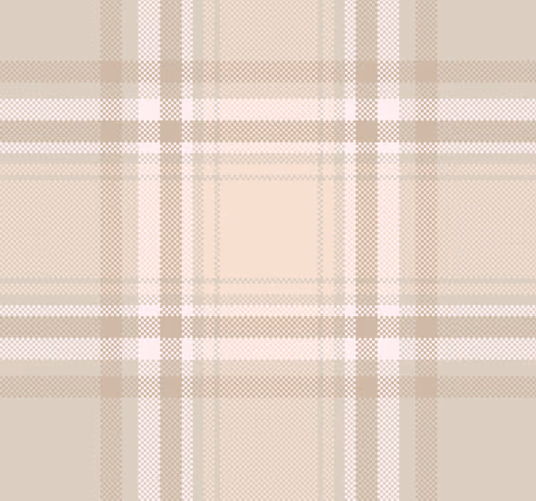burberry raštas gyvenamojo kambario tapetas - „Tenstickers“
