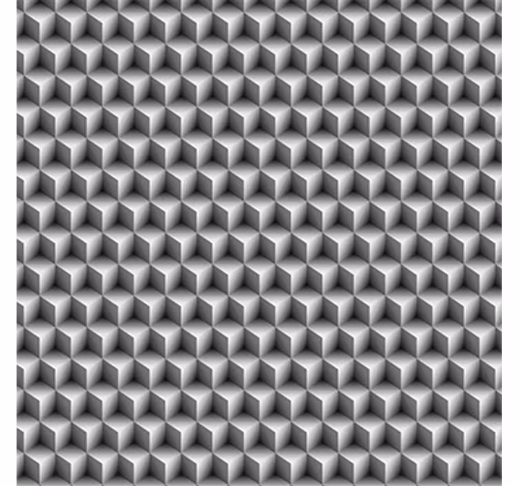 3d tapetas pilkų kubų raštu - „Tenstickers“
