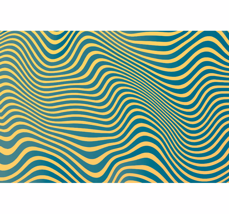 Tapetas miegamajam retro linijos - „Tenstickers“