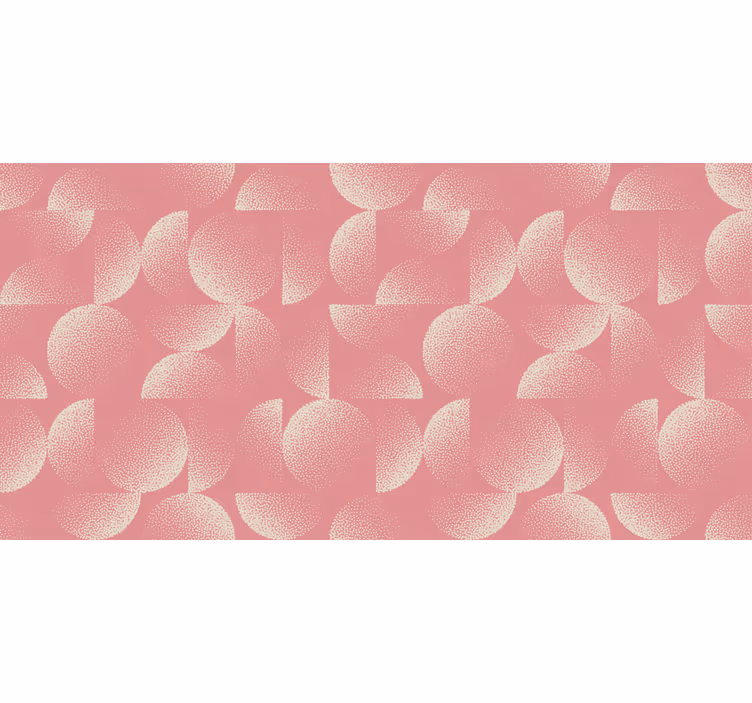 Tapetas miegamajam pastelinių pusapskričių raštu - „Tenstickers“