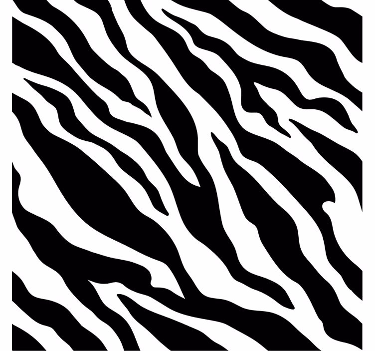 Ornamentinės tapetos su zebra raštu - „Tenstickers“