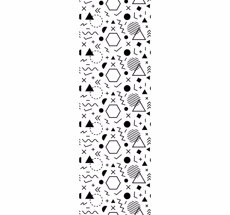 Ornamentinės tapetos drąsūs abstraktūs formatai - „Tenstickers“