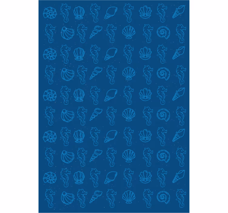 Gyvūnų tapetai kriauklėms ir jūros arkliukams - „Tenstickers“