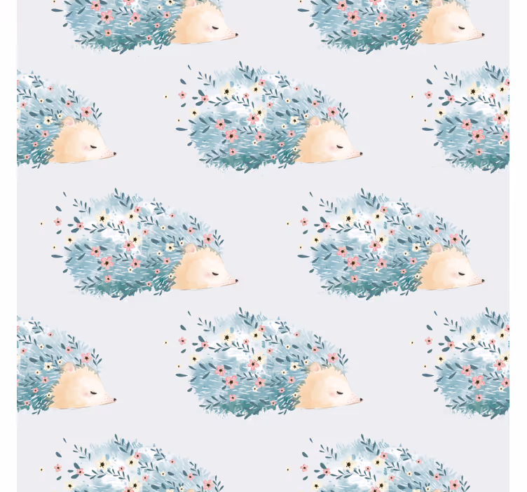 Tekstūruoti tapetas ežiuko menas - „Tenstickers“