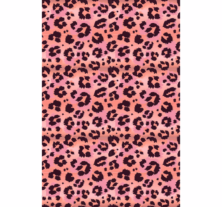Gyvūnų tapetai rožinis leopardas - „Tenstickers“
