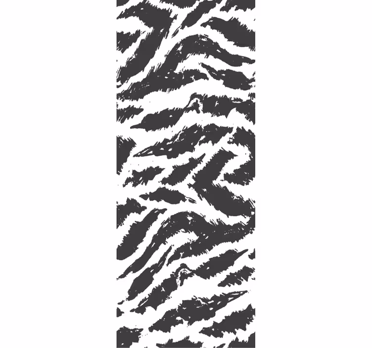 Gyvūnų tapetai zebra dryžių koncepcija - „Tenstickers“