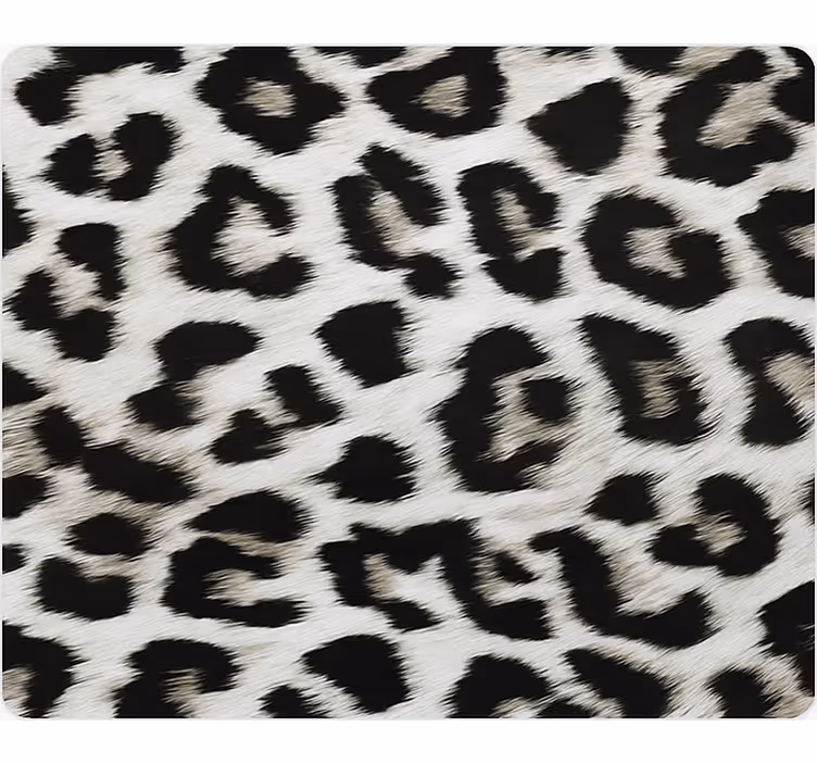 Gyvūnų tapetai balto leopardo raštu - „Tenstickers“