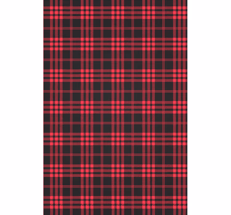 Kalėdų tapetas sienoms tartan raštu - „Tenstickers“