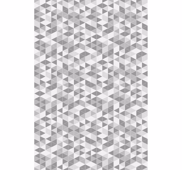 Valgomojo tapetas geometrinių trikampių raštu - „Tenstickers“