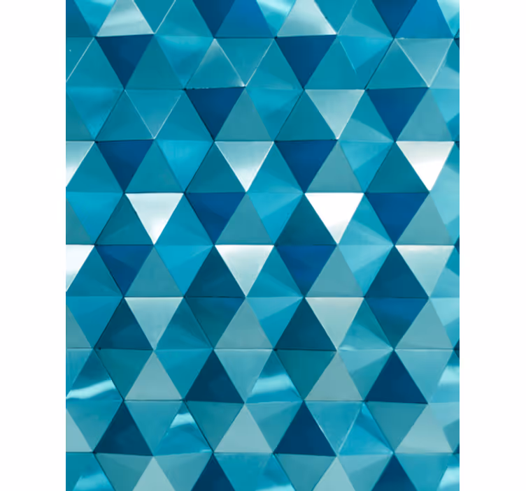 Geometrinis raštų tapetas trikampių mozaika - „Tenstickers“
