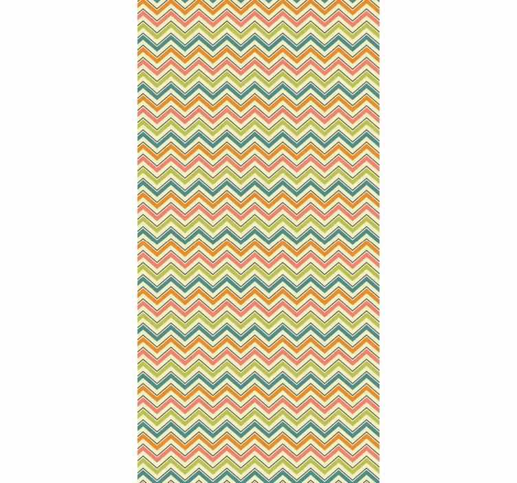 Geometrinis raštų tapetas su chevron zigzagu - „Tenstickers“