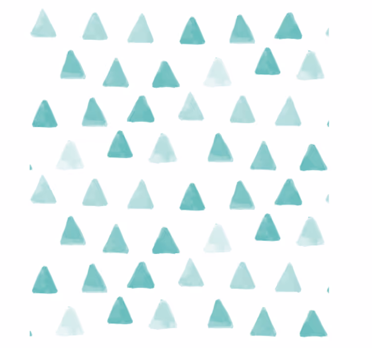 Geometrinis raštų tapetas su trikampiais motyvais - „Tenstickers“