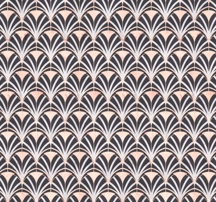 Plytelės tapetas su art deco marmuro efektu - „Tenstickers“
