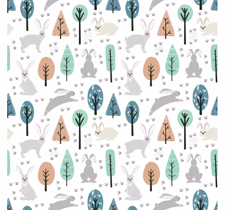 Skandinaviški tapetai Šiaurės miško fauna - „Tenstickers“