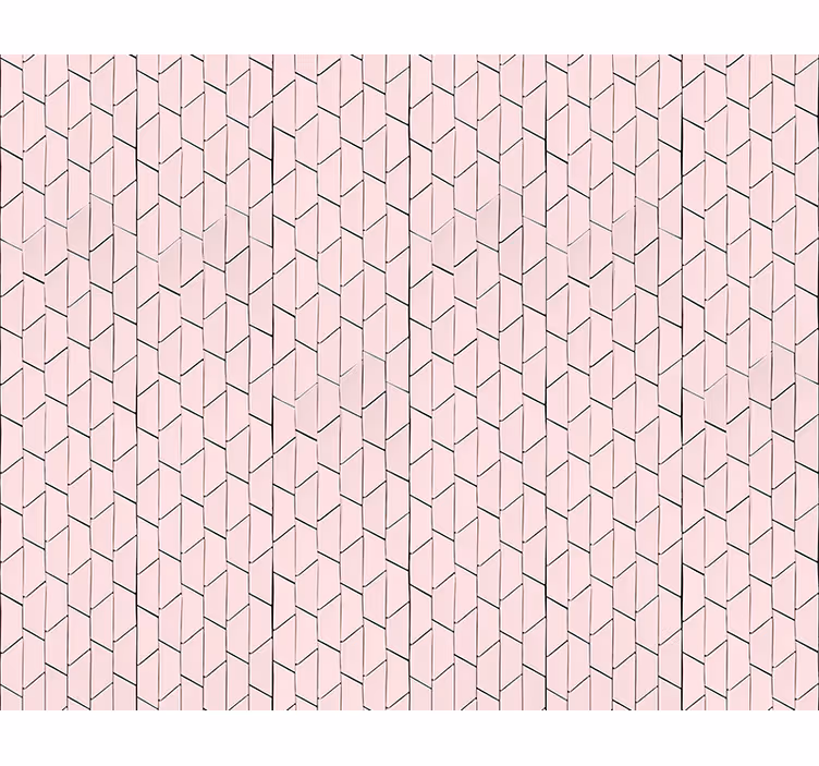 Tekstūruoti tapetas rožinė geometrinė kompozicija - „Tenstickers“