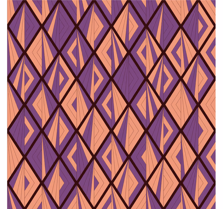 Geometrinis raštų tapetas deimantų motyvu - „Tenstickers“