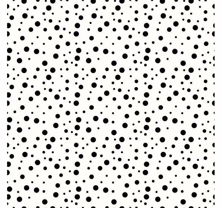 Geometrinis raštų tapetas monochrominės taškinės formos - „Tenstickers“