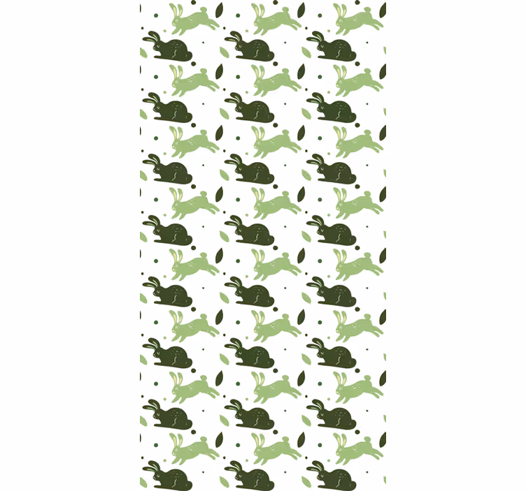 Dinozaurų tapetai žaliems triušiams - „Tenstickers“