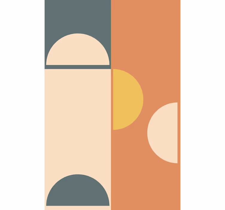 Modernūs tapetai su geometrine menine kompozicija - „Tenstickers“