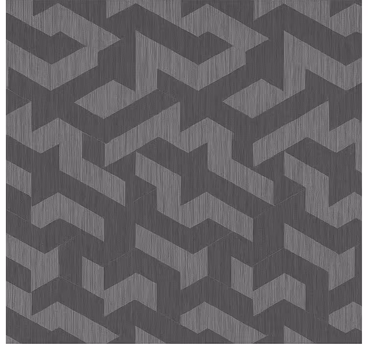 Tapetas paauglio kambariui geometrinės tamsios formos - „Tenstickers“